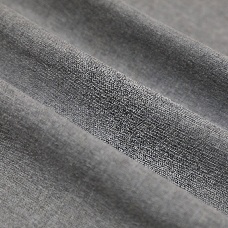WZ1927 Poliestere Layon Macaron in tinta, struttura in lino, tessuto del divano, tessuto decorativo